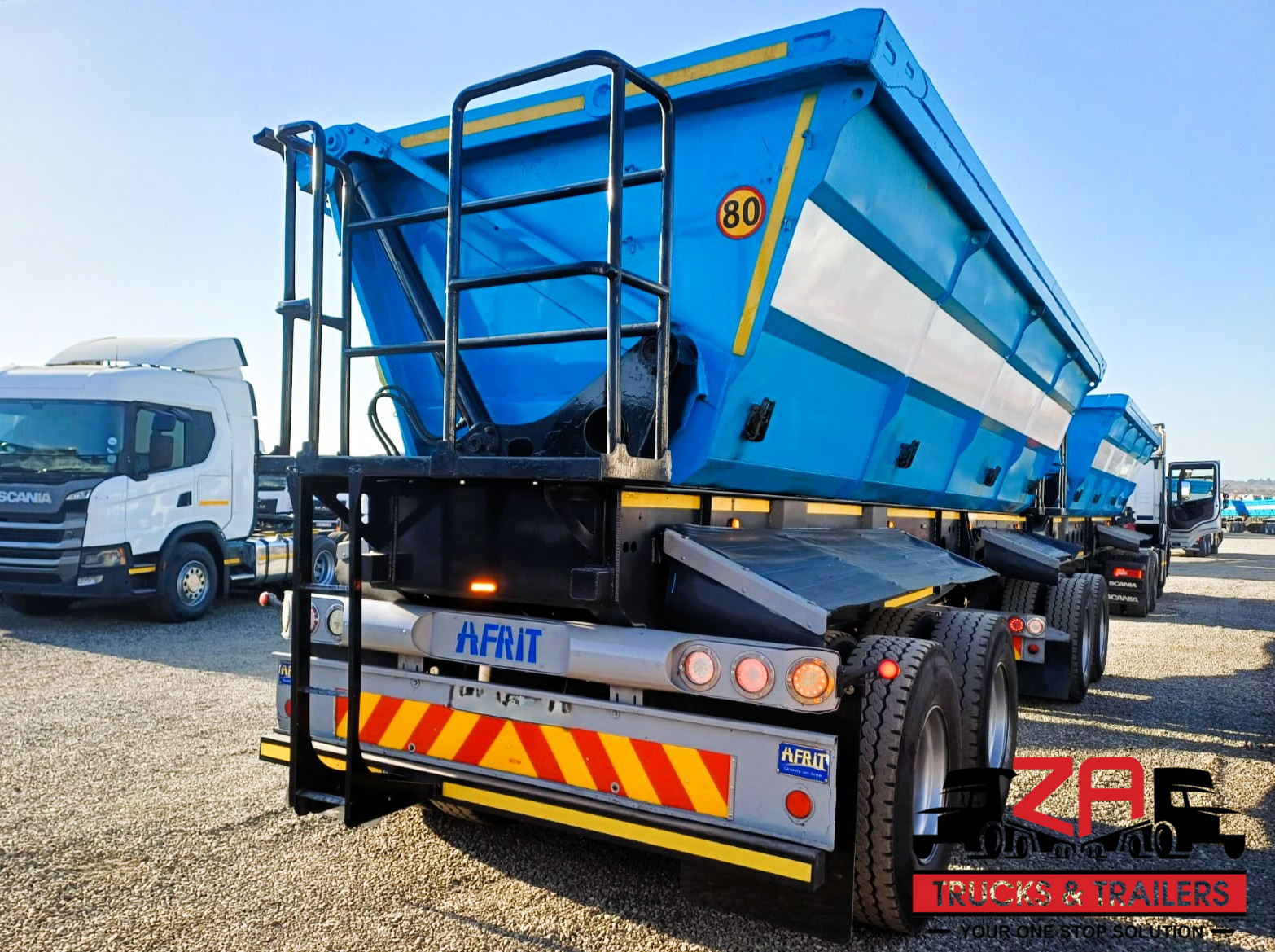 2018 AFRIT 40 CUBE SIDE TIPPER TRAILER #53191